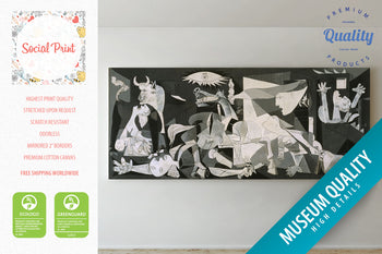 Guernica by Pablo Picasso, Museum Quality Canvas Print