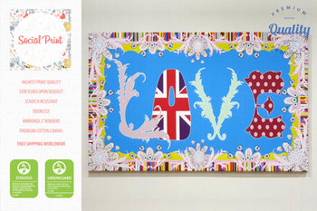 Love Too, Canvas Print