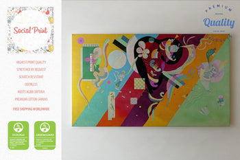 Composition IX by Wassily Kandinsky, Canvas Print