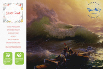 The Ninth Wave by Ivan Aivazovsky, Canvas Print, 40 x 30cm