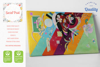 Composition IX by Wassily Kandinsky, Canvas Print