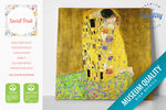 The Kiss by Gustav Klimt, Museum Quality Canvas Print, Masterpiece