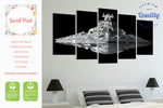 LARGE Star Wars Finalizer Front View, Canvas Print Set, Ready to Hang