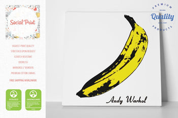Andy Warhol Banana The Velvet Underground Nico, Canvas Print