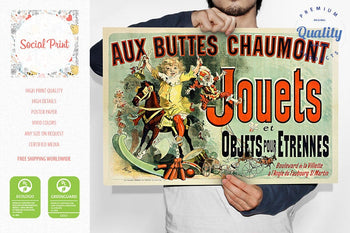 Friends TV Show Poster, Aux Buttes Chaumont Jouets et Objets pour Etrennes