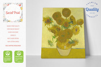 Sunflowers (Tournesols) by Vincent van Gogh, Canvas Print