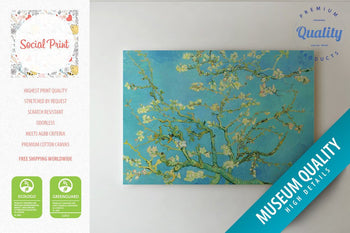 Almond Blossom by Van Gogh, Canvas Print
