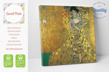 The Lady in Gold by Gustav Klimt, Canvas print