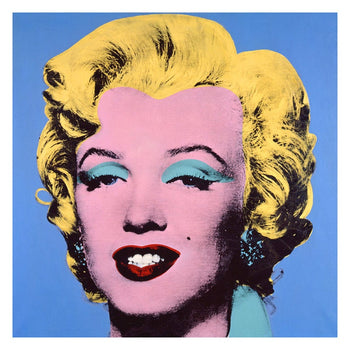 Marilyn Monroe in Blue by Andy Warhol, Untitled, Canvas Print, Museum Quality, 40 x 40cm