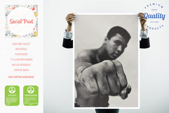 Muhammad ALI Poster, Fist