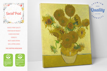 Sunflowers (Tournesols) by Vincent van Gogh, Canvas Print