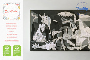 Guernica by Pablo Picasso, Museum Quality Canvas Print