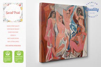 The Young Ladies of Avignon by Pablo Picasso, Canvas Print