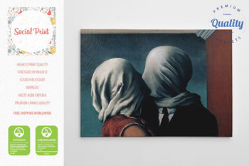 The Lovers (Les amants) by René Magritte
