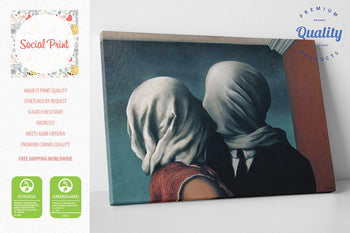 The Lovers (Les amants) by René Magritte