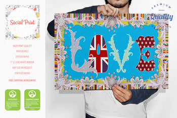 Love Poster as seen on TV Sex and the City