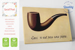 The treachery of images (This is not a pipe) by René Magritte, Masterpiece