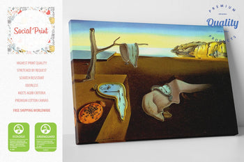 Persistence of Memory by Salvador Dali, Canvas Print