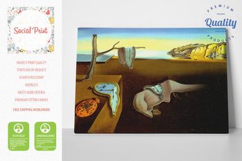 Persistence of Memory by Salvador Dali, Canvas Print